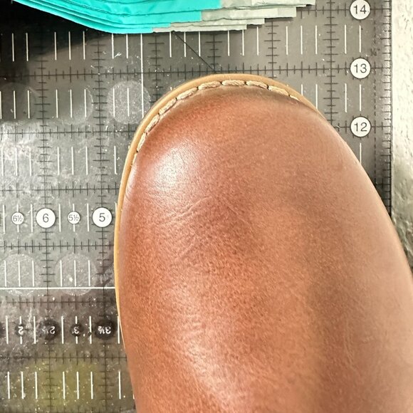 Izod Lucas Men Size 12M 1413016 Brown Leather Side Elastic Pull On Chelsea Boot - Picture 12 of 12